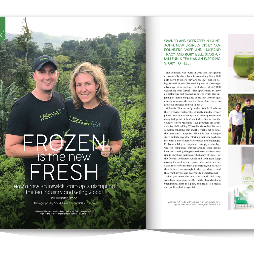 MARITIME EDIT - "FROZEN IS THE NEW FRESH" HOW A NB BASED START-UP IS DISRUPTING THE TEA INDUSTRY AND GOING GLOBAL