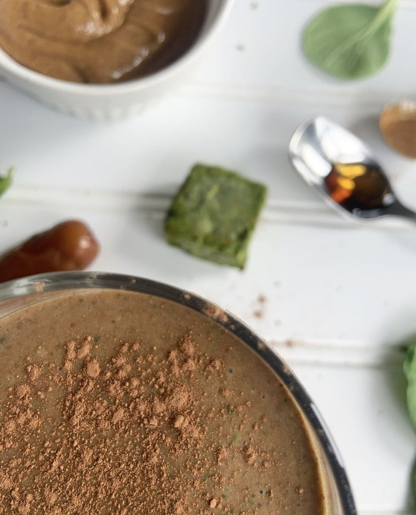 Chocolate Almond Butter Superfood Smoothie