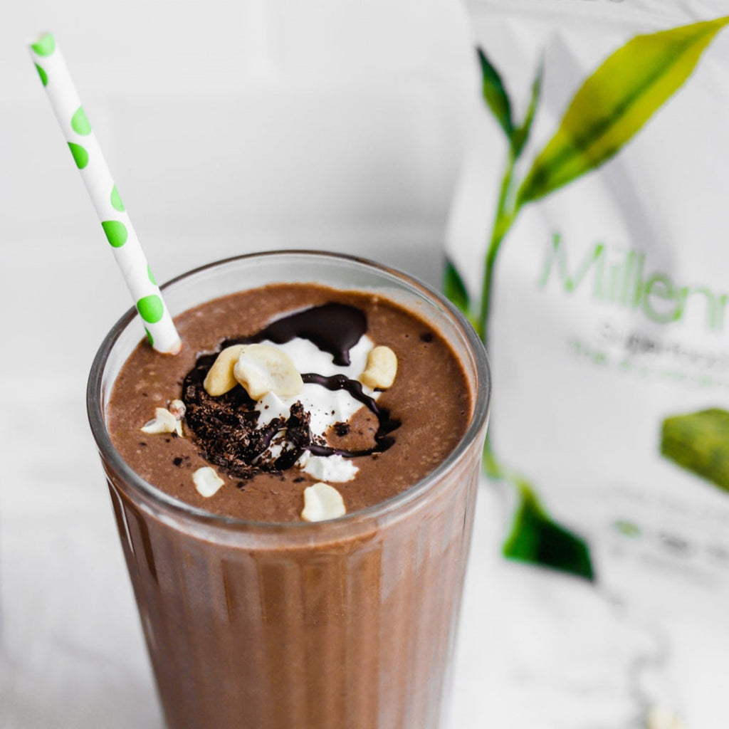 Chocolate Peanut Butter Superfood Smoothie